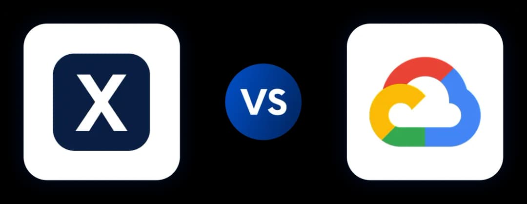 Comparison between Internxt and googleCloud